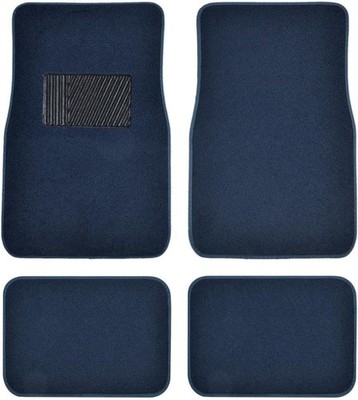 BDK Premium Blue Carpet Floor Mats for Cars - Universal Fit Interior 4-Piece Car