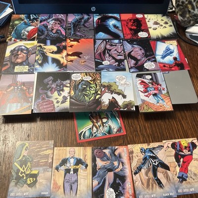 2011 Upper Deck Marvel the Avengers: Kree-Skrull Wars Trading cards Lot (23)