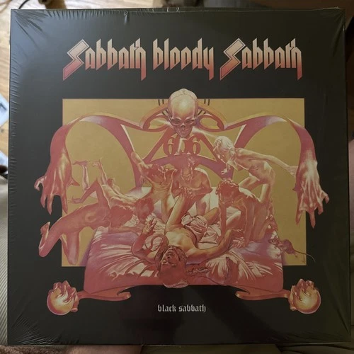 Rare! Black Sabbath (Ozzy)  Sabbath Bloody Sabbath Black Vinyl LP Record  Sealed
