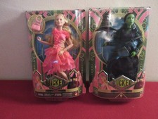 Two Mattel Wicked Deluxe Series Dolls -Glinda & Elphaba -Collector Toys 2025
