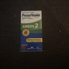 Bausch & Lomb PreserVision AB69790 Eye Vitamin and Mineral Supplement - 90...