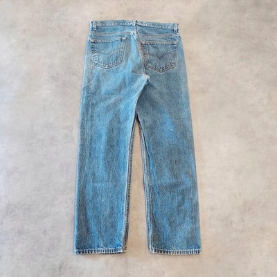 Levi's リーバイス 501 80s w35 Levi's 501 W35 denim blue Made in USA 90s 18552 | eBay