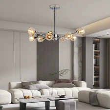 Luxury K9 Crystal Chandelier Light Pendant Ceiling Lamp Kitchen Island Fixture