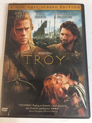 TROY: 2 DISC FULL SCREEN EDITION DVD Ships  Same Day With Tracking