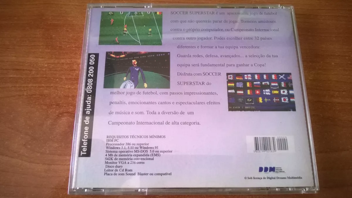 Soccer Superstars PC retro gaming (MS-DOS 5.0/Windows 95)