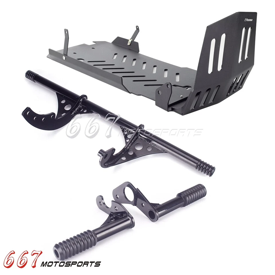 Kit de barras de carretera y placa de deslizamiento para Harley Street Bob FXBBS 114 FXBB 107 2018-2025 Foto 2 de 4