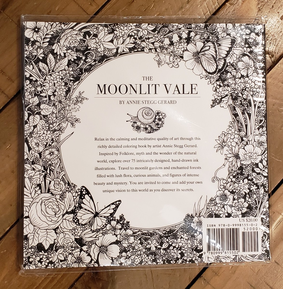 Moonlit Vale : A Mythical Coloring and Art Book by Annie Stegg