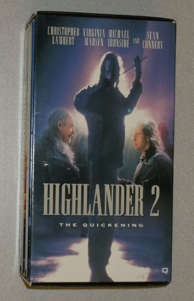 Highlander 1 & 2 VHS Two Movie Box Set Director's Cut Renegade