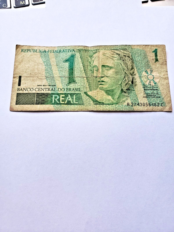 1998 - Banco Central De Brasil, BRAZIL - 1 Real Banknote