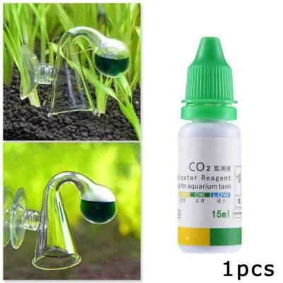 MARKENLOS Carbon Dioxide CO2 Monitor Glass Drop Ball Checker Aquarium √