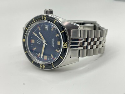 Brand New FAMUL 40 Black Dial Men's Diving Watch SEKO NH35