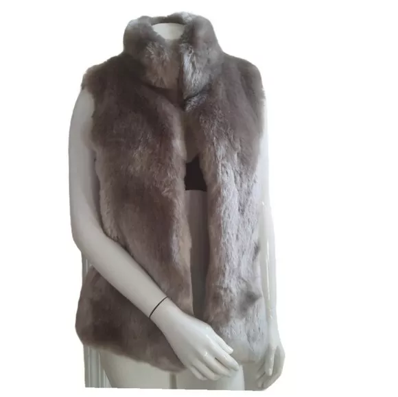 Calvin klein faux fur vest cheap