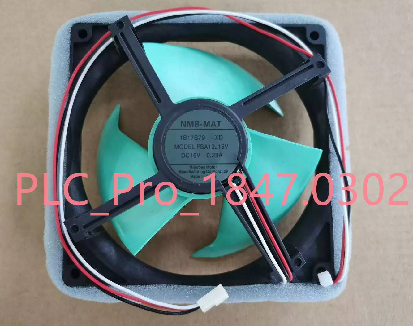 FBA12J15V 1PCS NEW NMB-MAT FBA12J15V Cooling fan 15V 0.28A 3pin Fast delivery