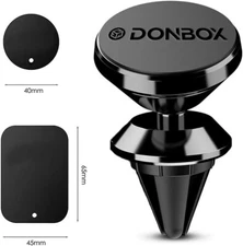 DONBOX Magnetic Car Mount Phone Holder - with Strong Magnet for Air Vent 360°