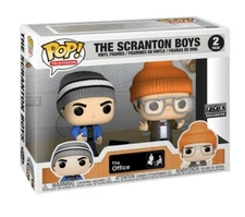 Funko pop The Scranton Boys 2 Pk The Office Michael & Dwight FYE Excl +protector