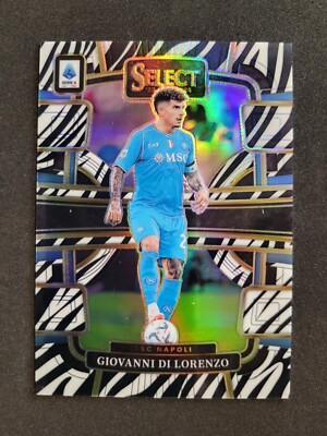 2023-24 Panini Select Serie A, Giovanni Di Lorenzo, Zebra /20, SSC Napoli, # 74