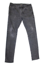 Saint Laurent Black Skinny Denim Jeans Mens Size 32 Motorcycle Slim Designer