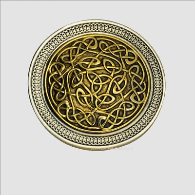 TANSIDE/GB Celtic Knot Buckle Kelten Gürtelschnalle Mittelalter Ornament Gothic Design *392