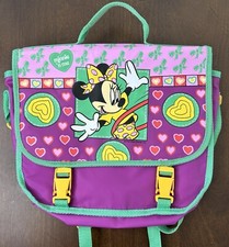 Vintage Minnie Mouse Bag Messenger Backpack Vinyl 90 s Minnie N Me Y2K Kawaii