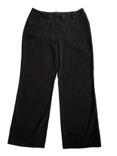 Worthington Curvy Fit Size 12 34x30.5 Black Bootcut Leg Dress Pants Women's