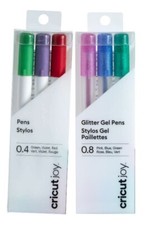 Cricut Joy 0.4 Pen 3 Colors Pack Joy 0.8 Point Glitter Gel Pens 3 Colors Pack