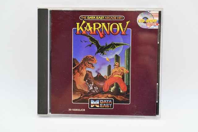Karnov (PC, 1988) 1987 Action/Adventure Game w/ Case and CD