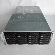 Supermicro SYS-6049GP-TRT Server 24X3.5" 1X960G M.2 192G RAM 2X 4214R CPU 12Core