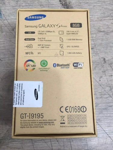 Smartphone (sbloccato) originale Samsung Galaxy S4 mini GT-I9195 - 8 GB - LTE nero - Foto 2 di 6
