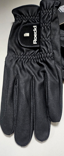 Roeckl Roeck-Grip Pro Riding Gloves - Black Unisex 10.5 Touchscreen compatible - Picture 3 of 4
