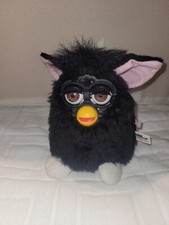 Witchs Cat Furby 1998 1999 Tiger Electronics Vintage Black Working With TAG