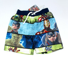 Marvel Avengers Age Of Ultron Boys Swim Trunk Swim Shorts Beach Size XS 4