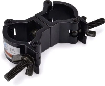 Riggatec Doppelschelle - Swivel Coupler leicht schwarz bis 50 kg (32-35mm)