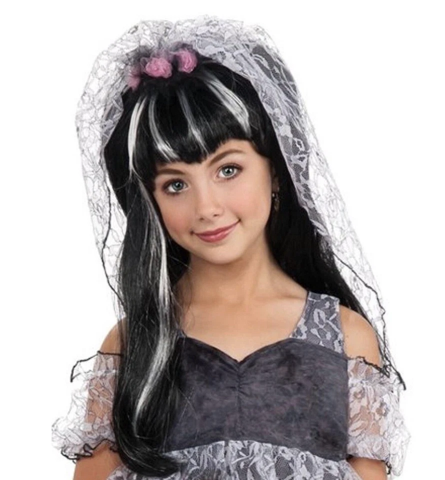 Monstruo Nupcial-ista Niña Vestido Halloween Disfraz NUEVO Foto 2 de 3