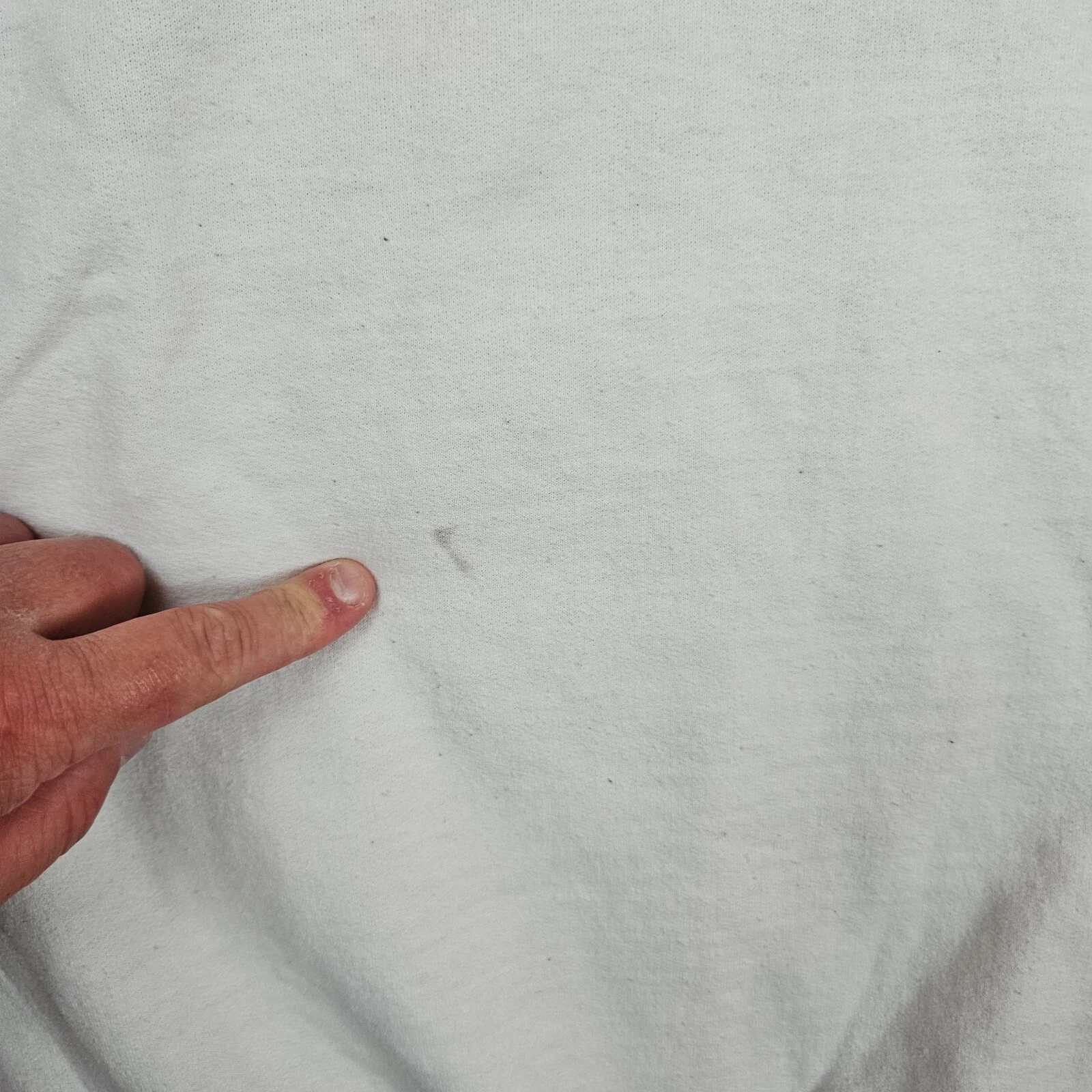 VETEMENTS Maglione Sherwin Williams Piinters XL felpa manica lunga bianco abbigliamento da lavoro