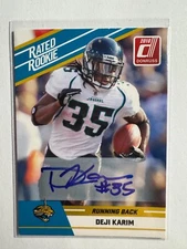 K281,017 - 2010 Donruss Rated Rookies Autographs #26 Deji Karim Auto