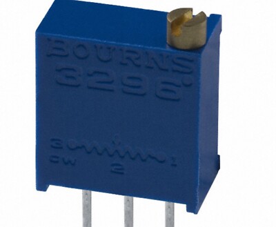 1 pc , 470 Ohms 0.5W, 1/2W PC Trimmer Potentiometer, 25-turns, 3296W-1-471LF