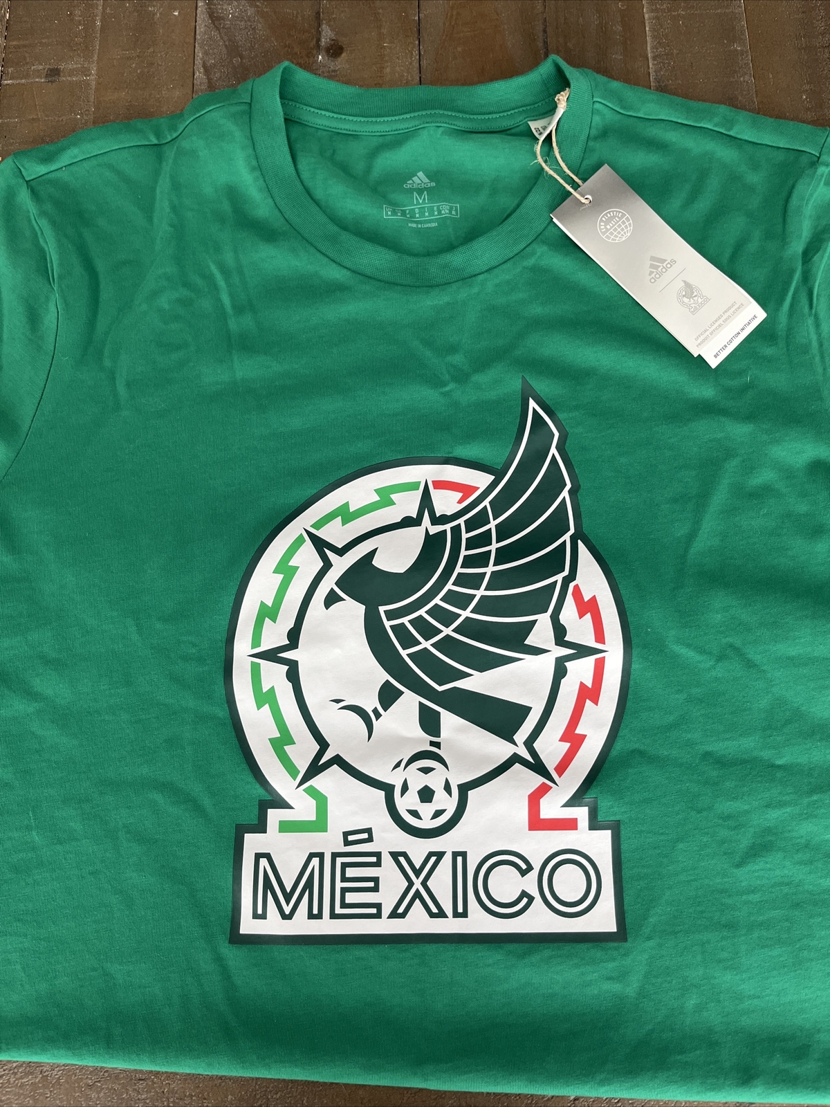 adidas 2022-23 Mexico Graphic Tee Green