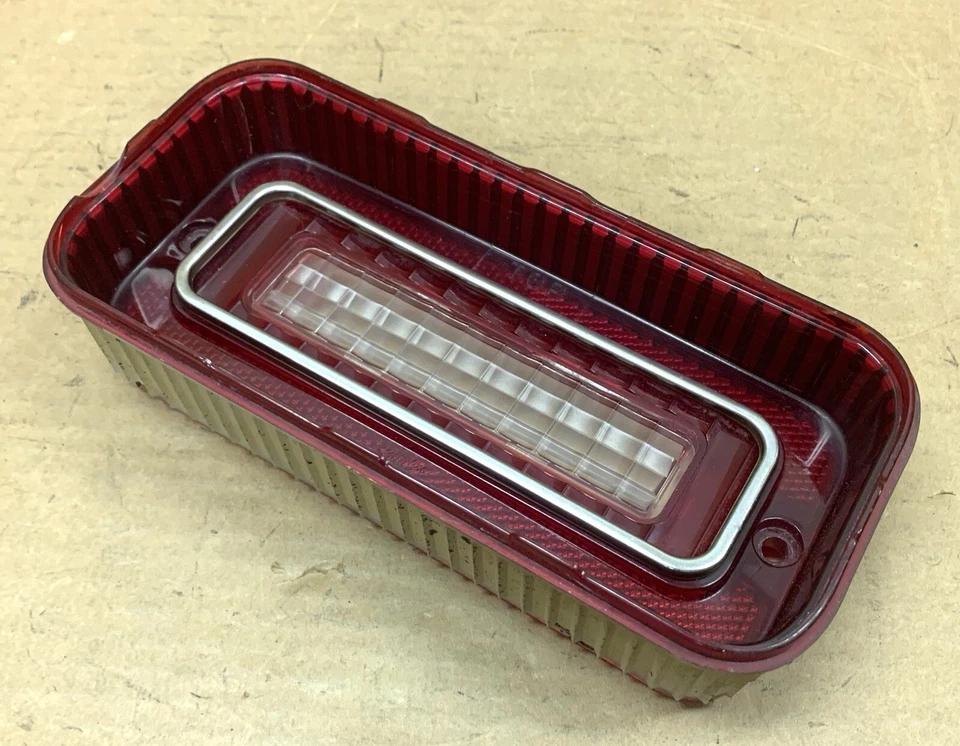 1969 Chevrolet Bel Air Biscayne Reverse Back Up Tail Light Lamp Lens - Image 3 of 4