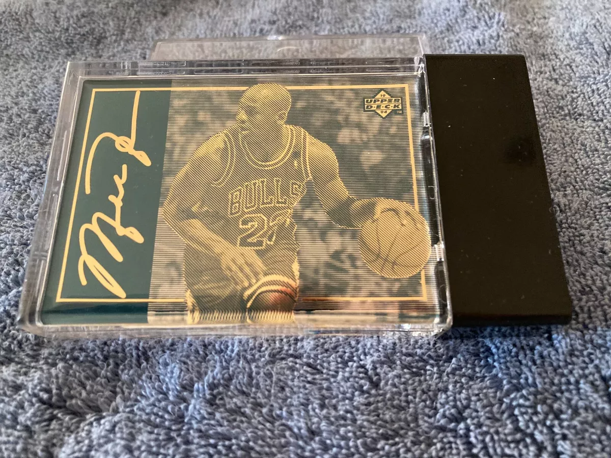 Michael Jordan 1993 94 Upper Deck 24k Gold Nickel Silver Card