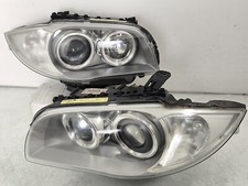 BMW 1 Series GREY XENON HID Front Headlight Lamps 135i 116i 118i E81 E82 E87 OEM