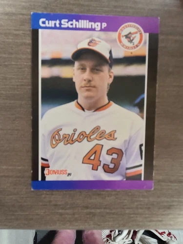 Curt Schilling 1989 Donruss #635 RC Rookie  Baltimore Orioles Boston Red Sox 