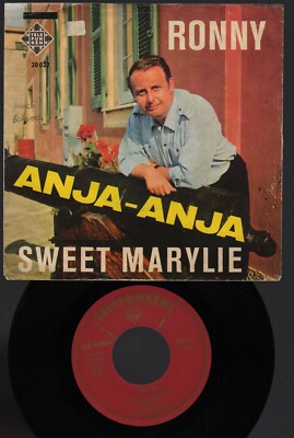   7'' 1960s Wolfgang Roloff RONNY Anja / SWEET MARYLIE Telefunken CLUB 20022 EX  