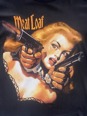 Vintage 90s Meat Loaf Band T-Shirt Welcome To The Neighborhood