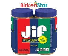 Jif Extra Crunchy Peanut Butter (48 oz., 2 pk.) Great Price