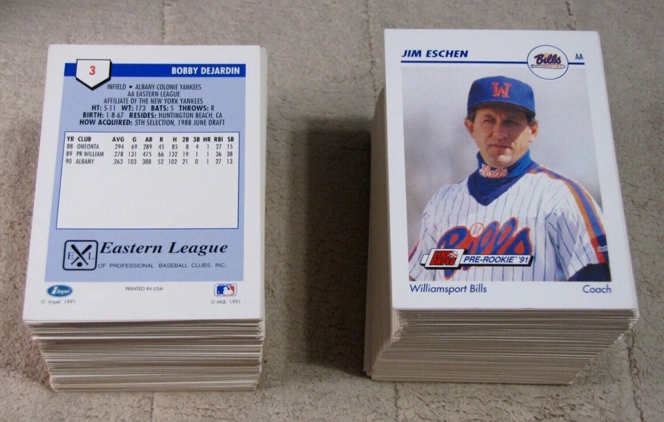 1991 Line Drive AA Minor League Baseball (Cards 351-650) (Pick Choose Complete) - Image 2 of 2