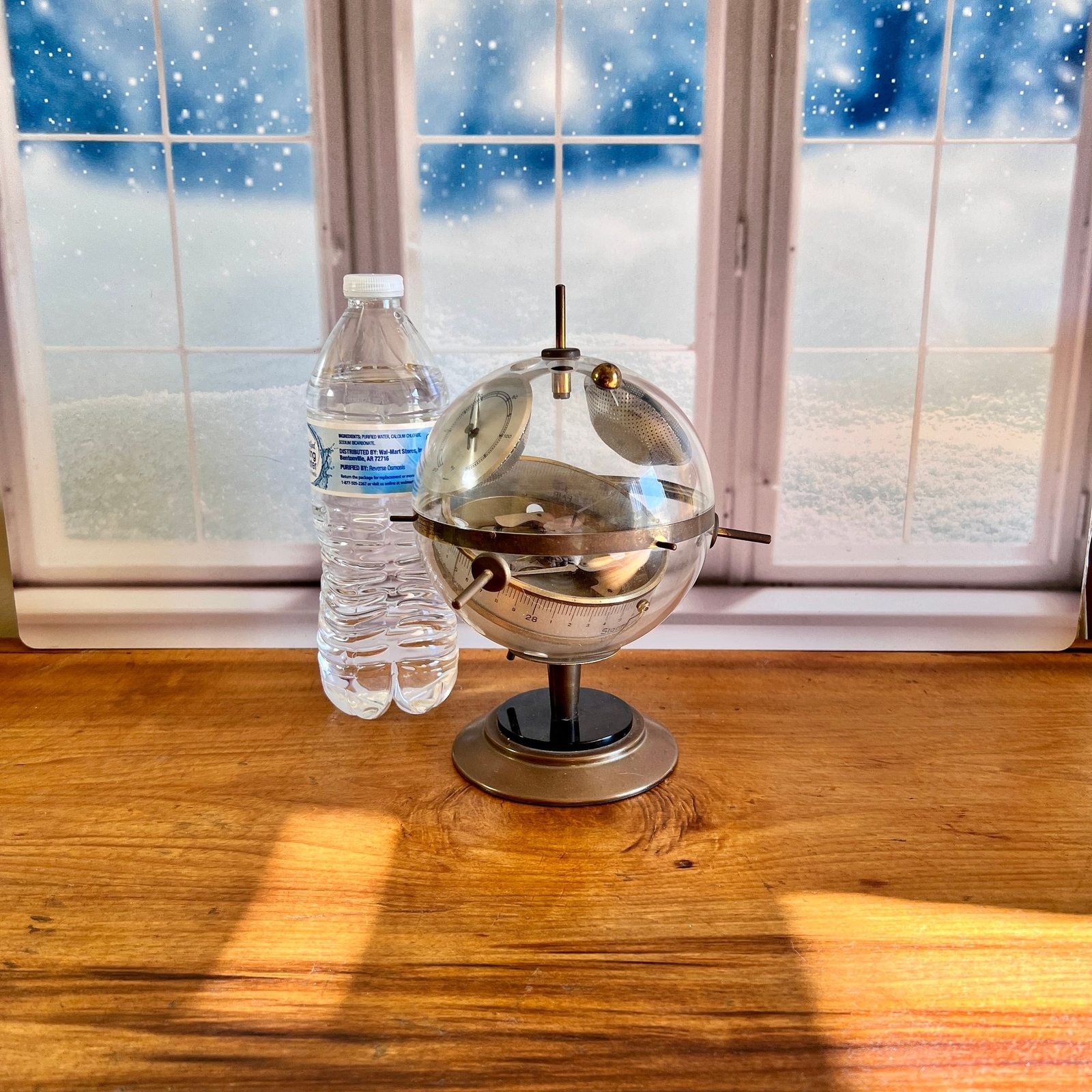Sputnik Weather Station Thermometer Barometer Hygrometer Vintage Weather Station