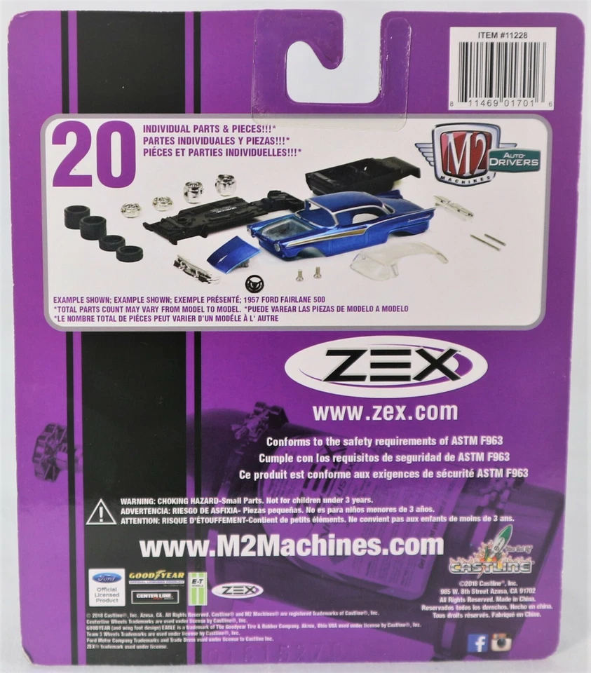 1970 FORD MUSTANG BOSS 429 ZEX DIE-CAST 1:64 SCALE PURPLE - Image 4 of 4