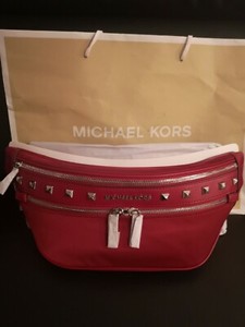 red michael kors belt