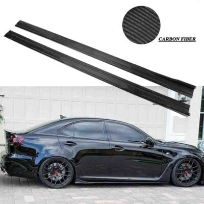 #ad For Lexus IS200 IS350 IS250 IS400 Carbon Fiber Side Skirt Rocker Panel Lip 78.7quot; $59.95