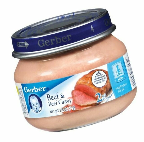 gerber beef baby food